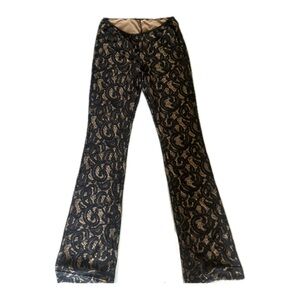 Black Lace Pants